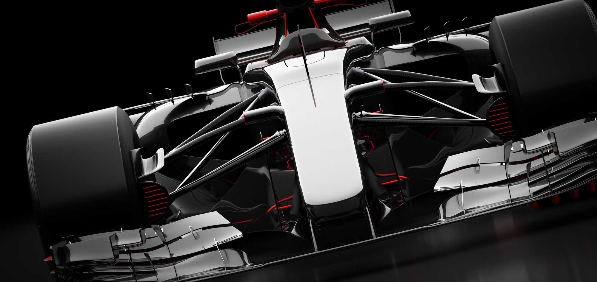 Fast F1 car. Formula one racing sportscar.