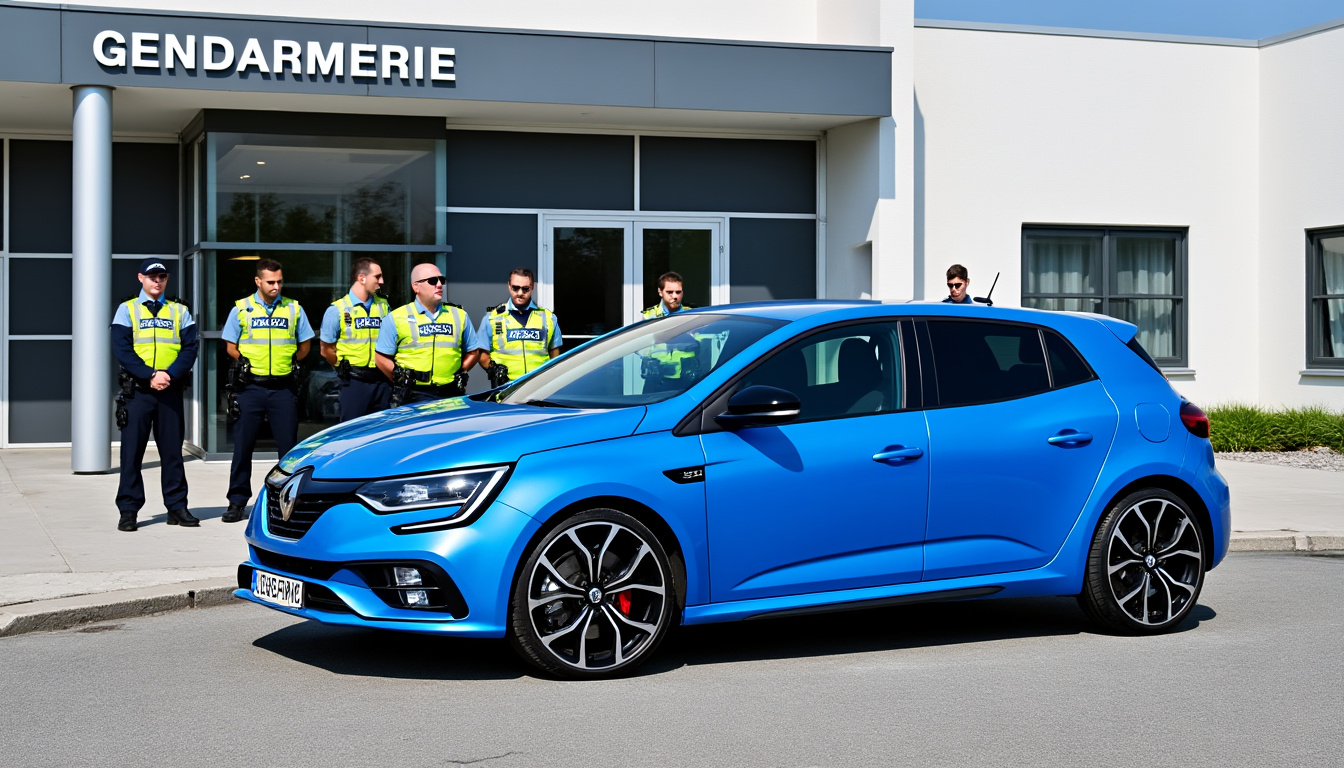 découvrez toutes les caractéristiques essentielles de la renault megane 3 rs bleue utilisée par la gendarmerie : performances, équipements, spécificités techniques et raisons de son choix par les forces de l'ordre.