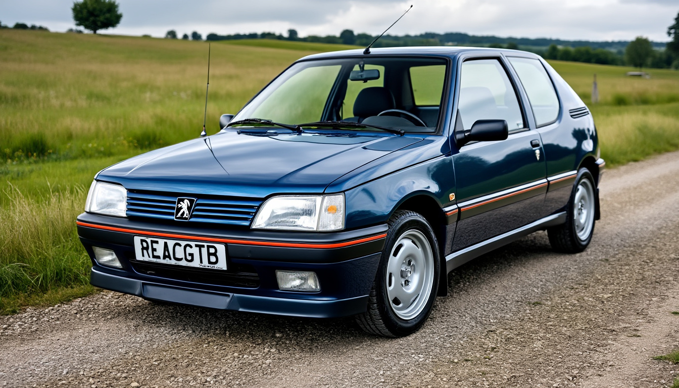 découvrez la peugeot 309 gti 16 soupapes turbo, une voiture de collection rare et recherchée pour ses performances sportives et son histoire mythique auprès des passionnés d'automobile.
