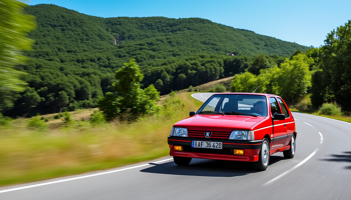 découvrez la peugeot 309 gti 16 soupapes turbo, une voiture emblématique recherchée par les collectionneurs pour ses performances, son design sportif et sa rareté sur le marché de l’automobile ancienne.