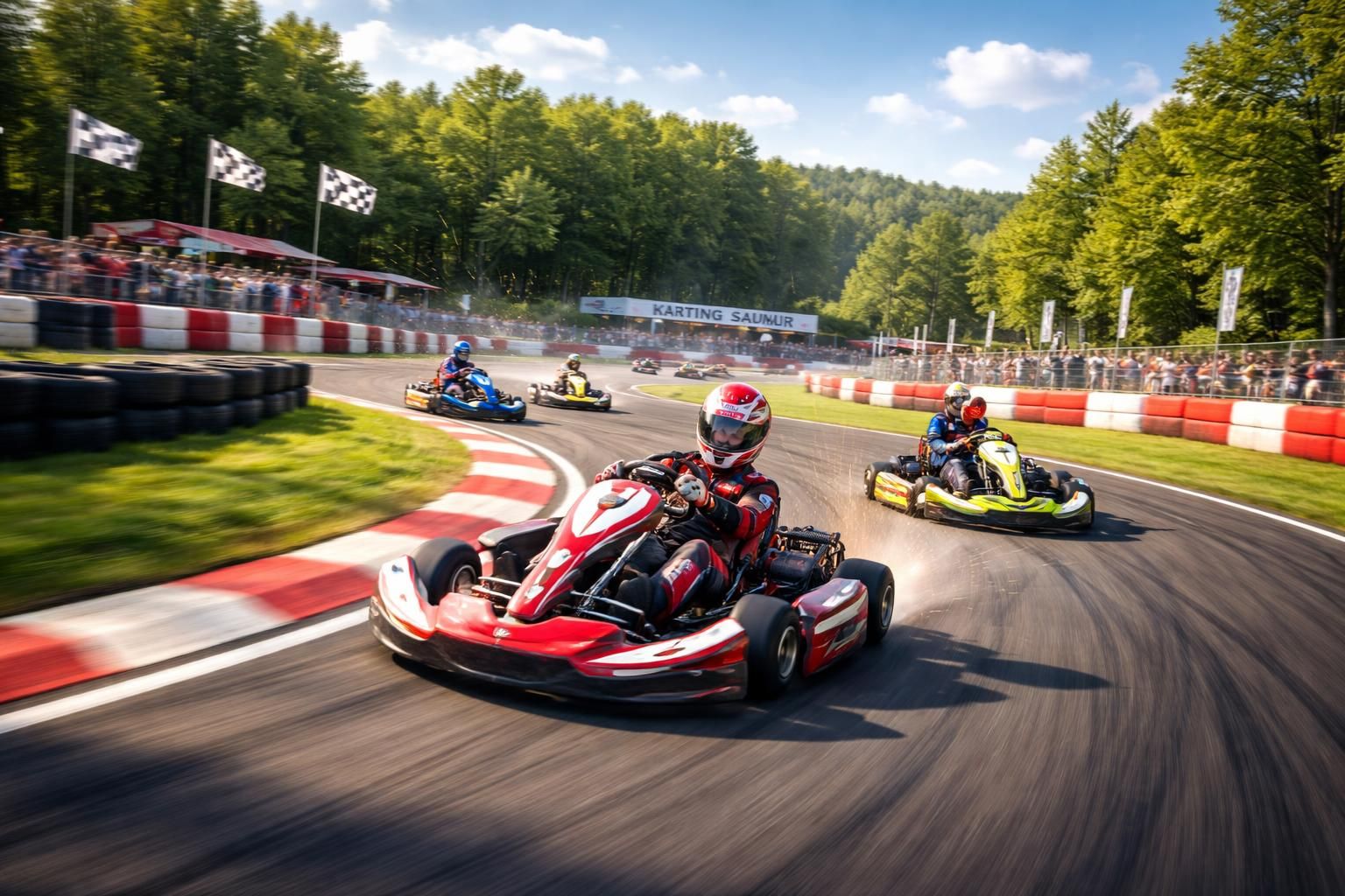 vivez une aventure palpitante au karting de saumur, idéal pour les passionnés de vitesse et les amateurs de sensations fortes en pleine nature.
