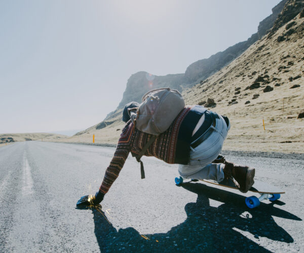 longboard downhill