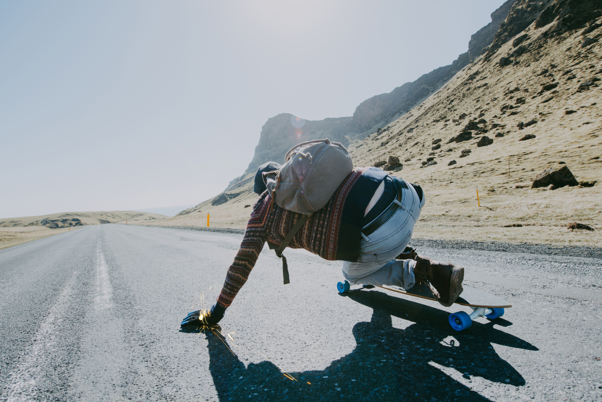 longboard downhill